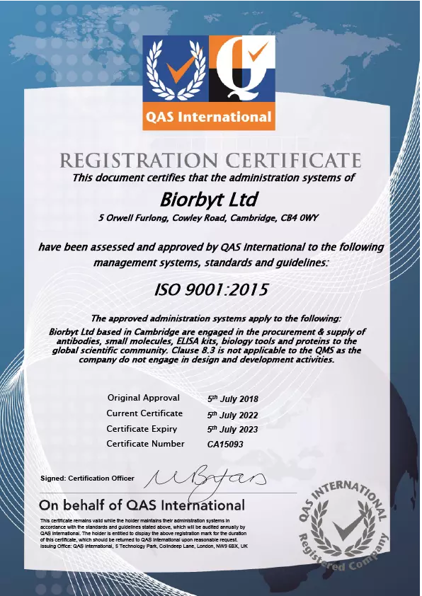 ISO Certification