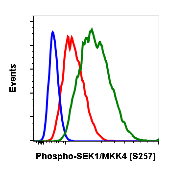 Phospho-SEK1/MKK4 (Ser257) (C5) rabbit mAb
